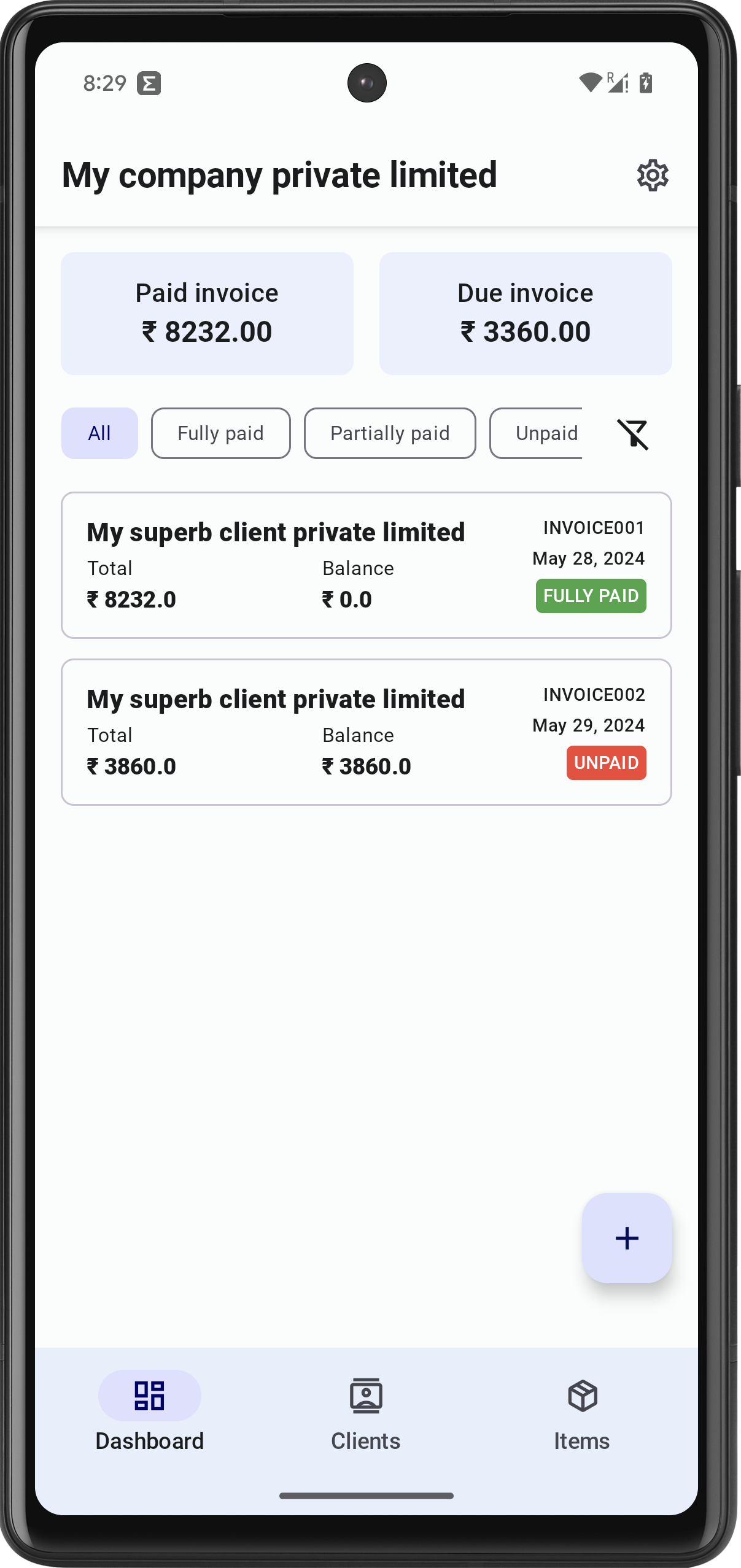 Invoice Builder App